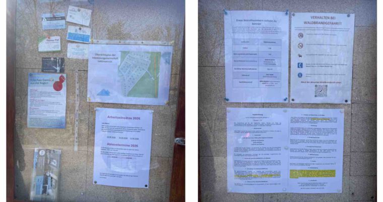 Aushänge März 2026